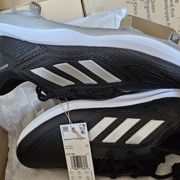 Adidas ADIZERO PUREHUSTLE 3 CLEATS women's softball shoes IG7134 - Picture 7 of 16